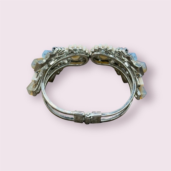 Beaded Statement Cuff Bracelet - Picture 2 of 6